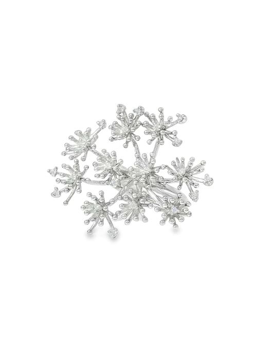 Dandelion crystal ring GOCCIAZZURRA JEWELS | ANDANDELIONRODIOBIANCO